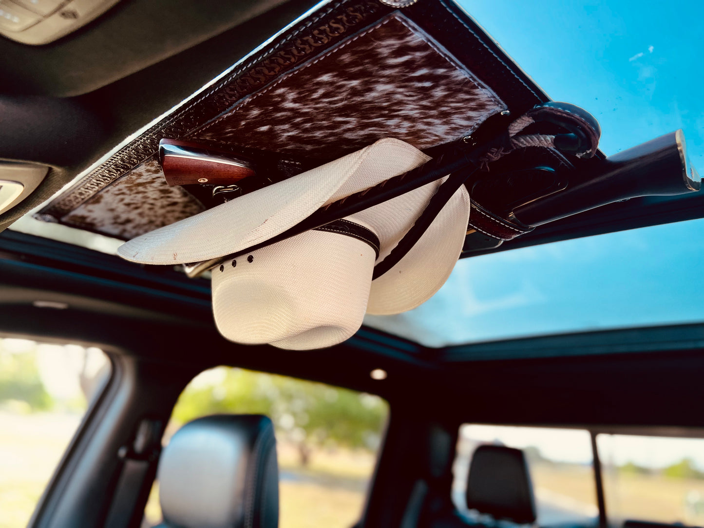 Jesse Marroquin’s Classic Old West Gun Holster Cowboy Hat Rack Edition