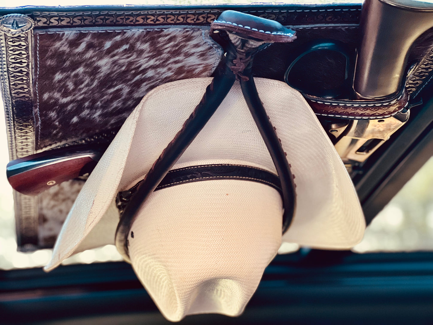 Jesse Marroquin’s Classic Old West Gun Holster Cowboy Hat Rack Edition