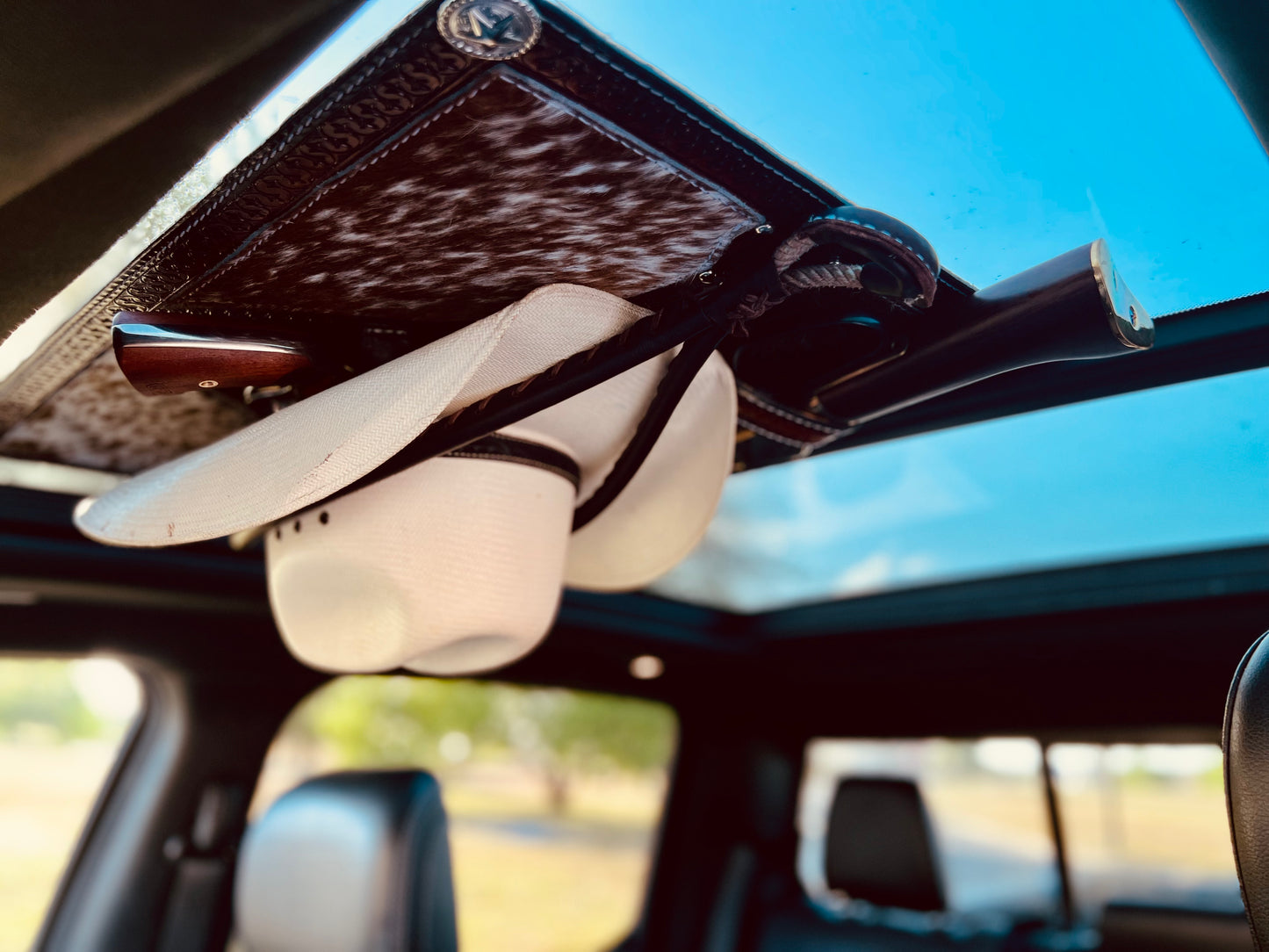 Jesse Marroquin’s Classic Old West Gun Holster Cowboy Hat Rack Edition