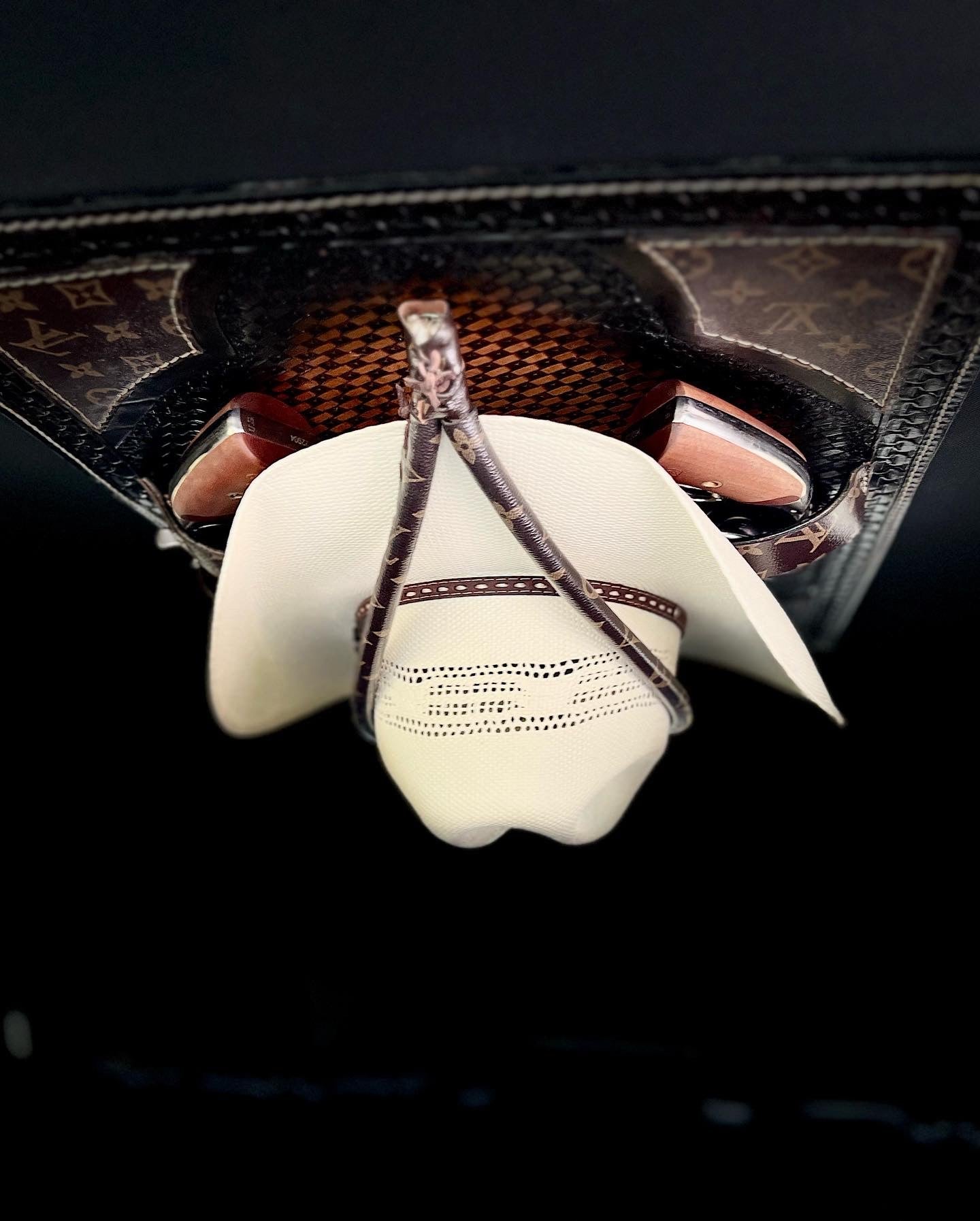 Jesse Marroquin’s LV Edition Gun Holster Cowboy Hat Rack - JM Ranch Snap Racks