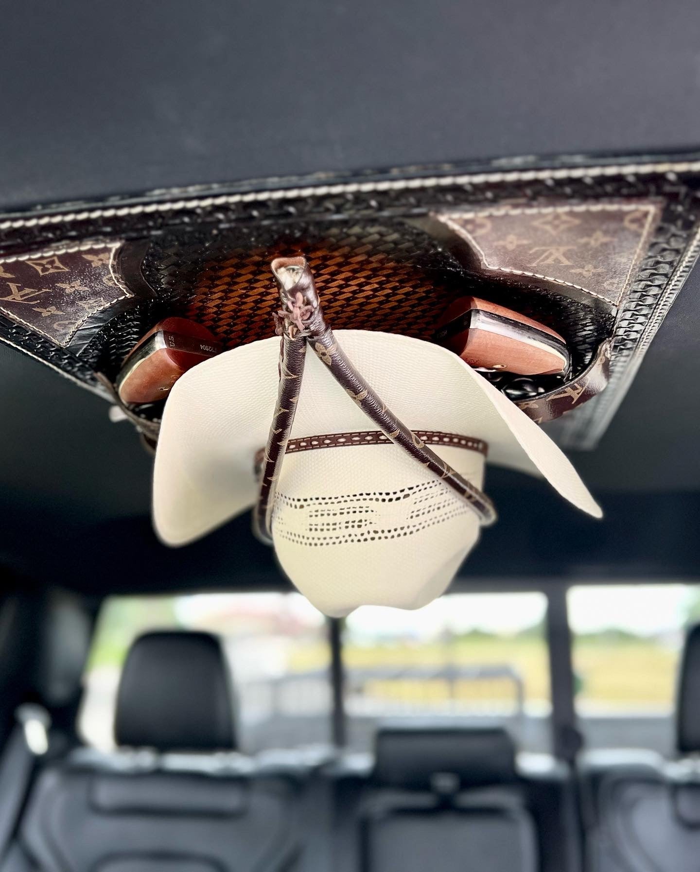 Jesse Marroquin’s LV Edition Gun Holster Cowboy Hat Rack - JM Ranch Snap Racks