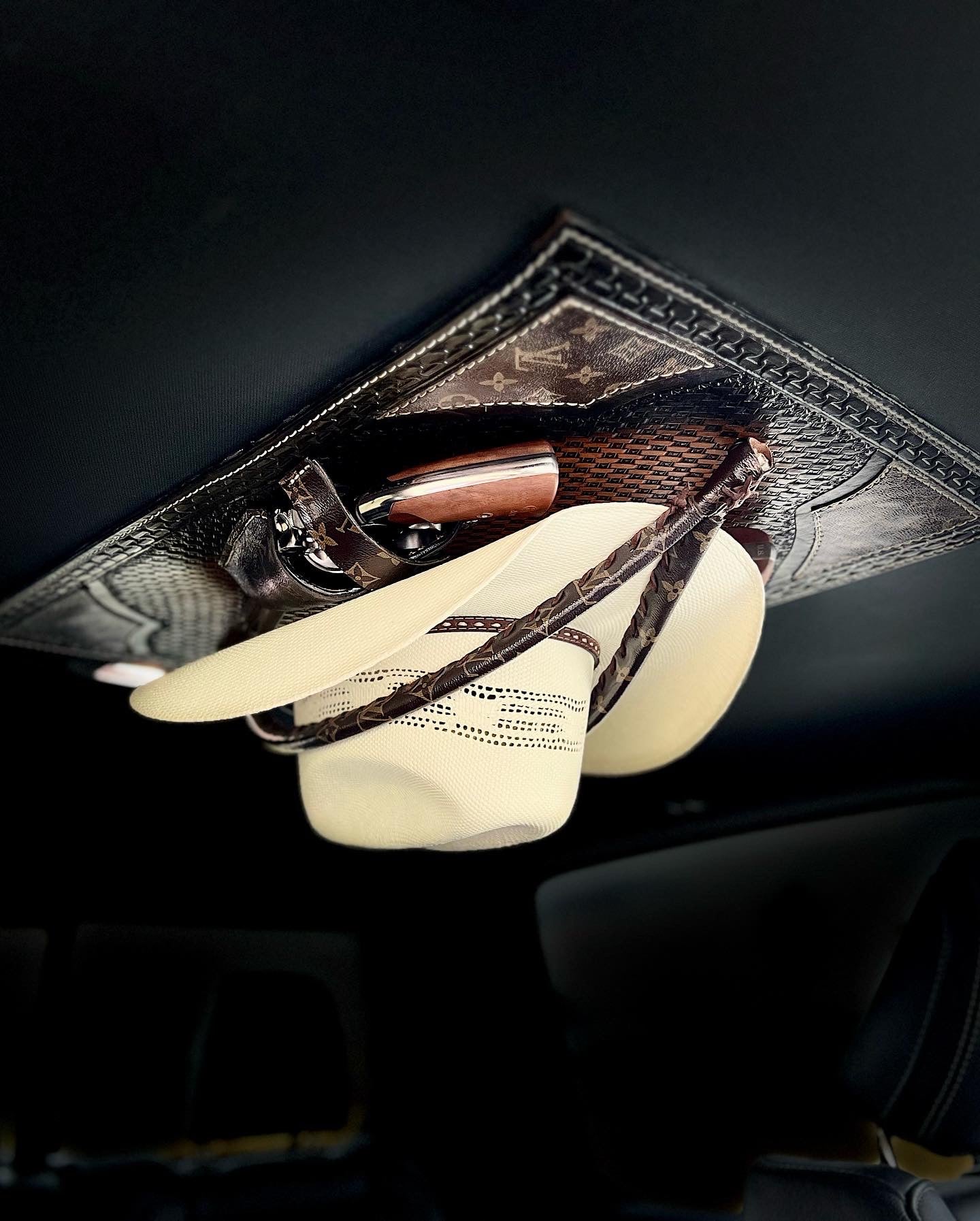 Jesse Marroquin’s LV Edition Gun Holster Cowboy Hat Rack - JM Ranch Snap Racks