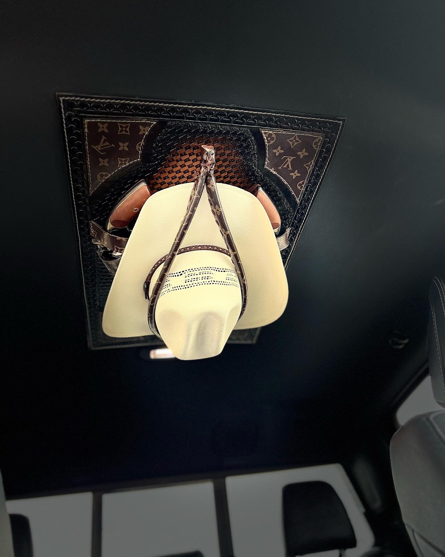 Jesse Marroquin’s LV Edition Gun Holster Cowboy Hat Rack - JM Ranch Snap Racks