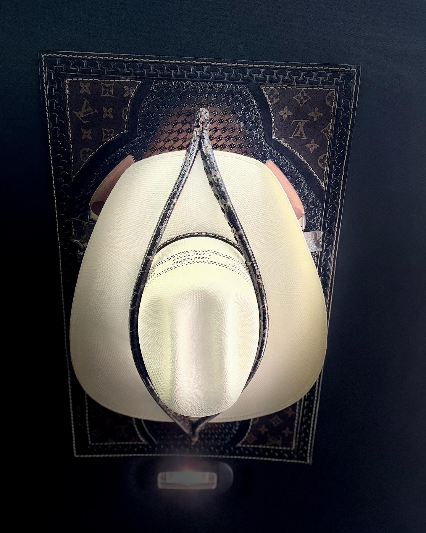 Jesse Marroquin’s LV Edition Gun Holster Cowboy Hat Rack - JM Ranch Snap Racks