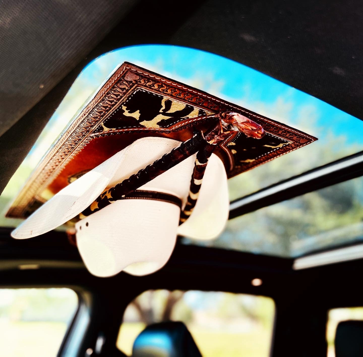 Jesse Marroquin’s Special Armed Forces Edition Gun Holster Cowboy Hat Rack - JM Ranch Snap Racks