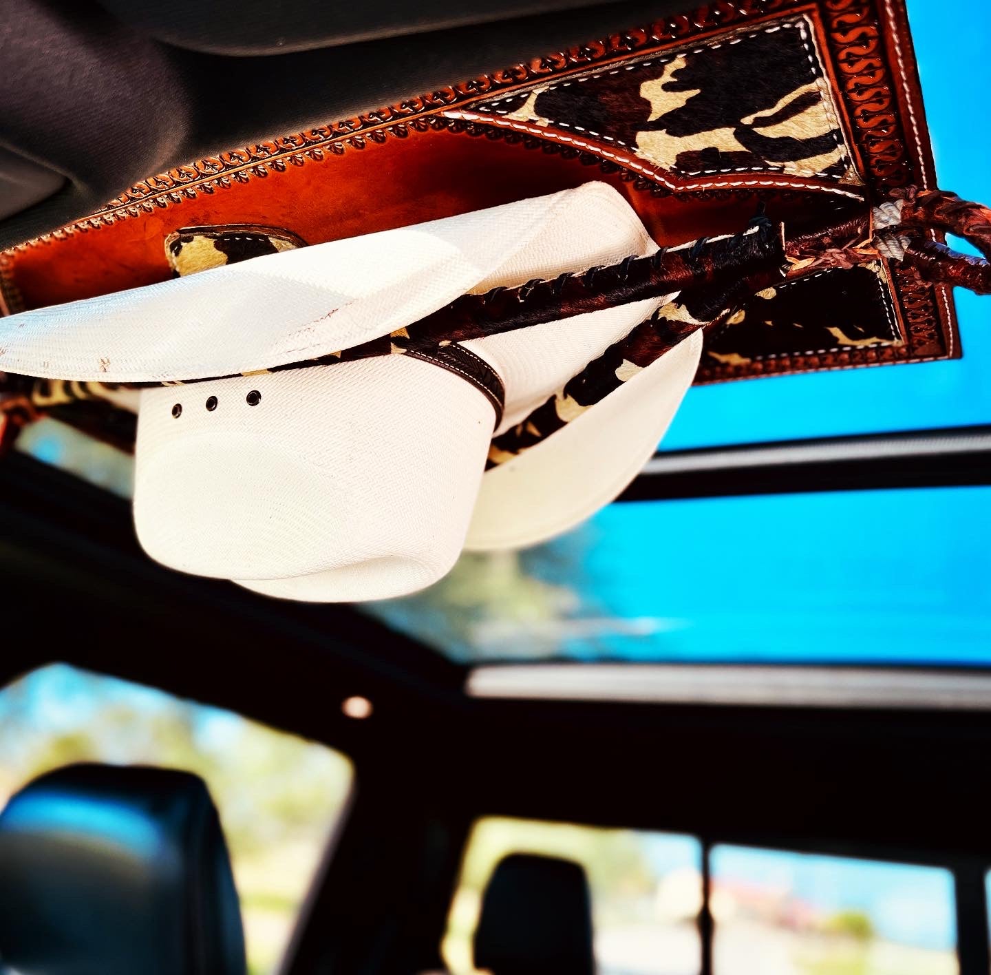 Jesse Marroquin’s Special Armed Forces Edition Gun Holster Cowboy Hat Rack - JM Ranch Snap Racks