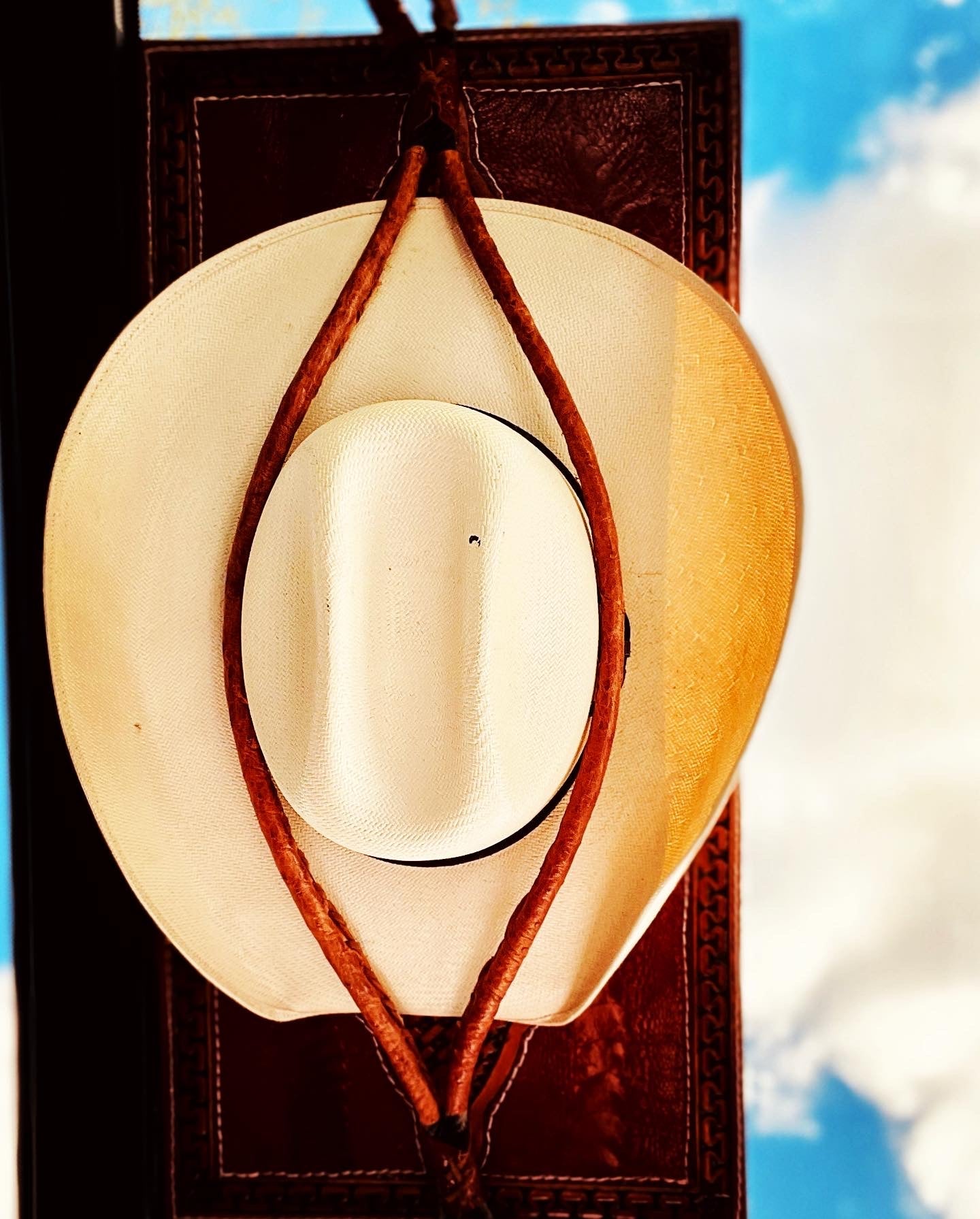 Jesse Marroquin’s Special Edition Gun Holster Ostrich Cowboy Hat Rack - JM Ranch Snap Racks