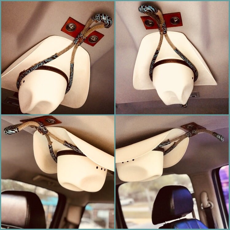JM Agave Blue Cowboy Hat Rack - JM Ranch Snap Racks
