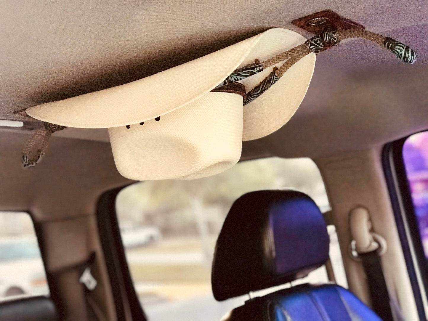 JM Agave Blue Cowboy Hat Rack - JM Ranch Snap Racks