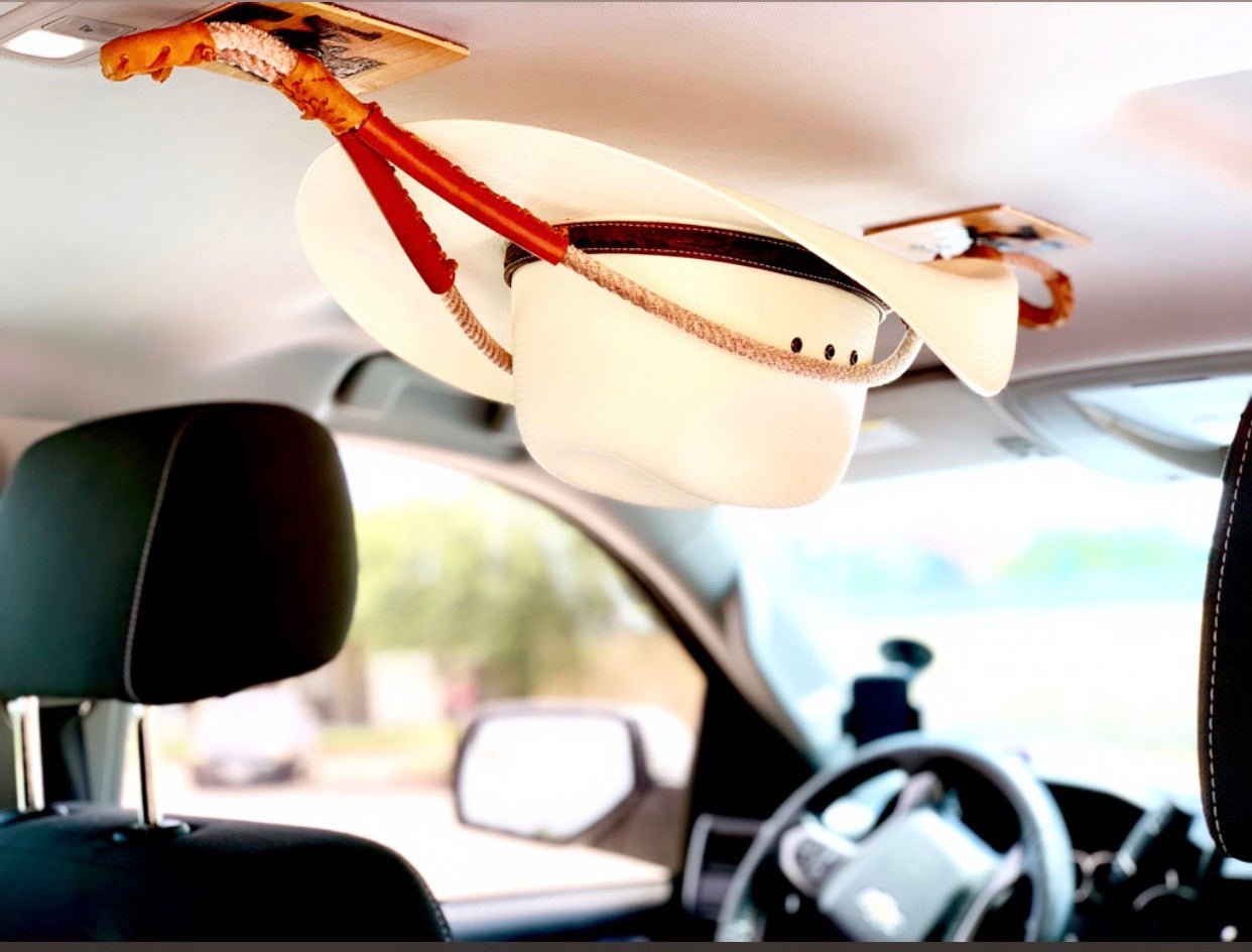 JM Bronco Riders Edition Cowboy Hat Rack - JM Ranch Snap Racks