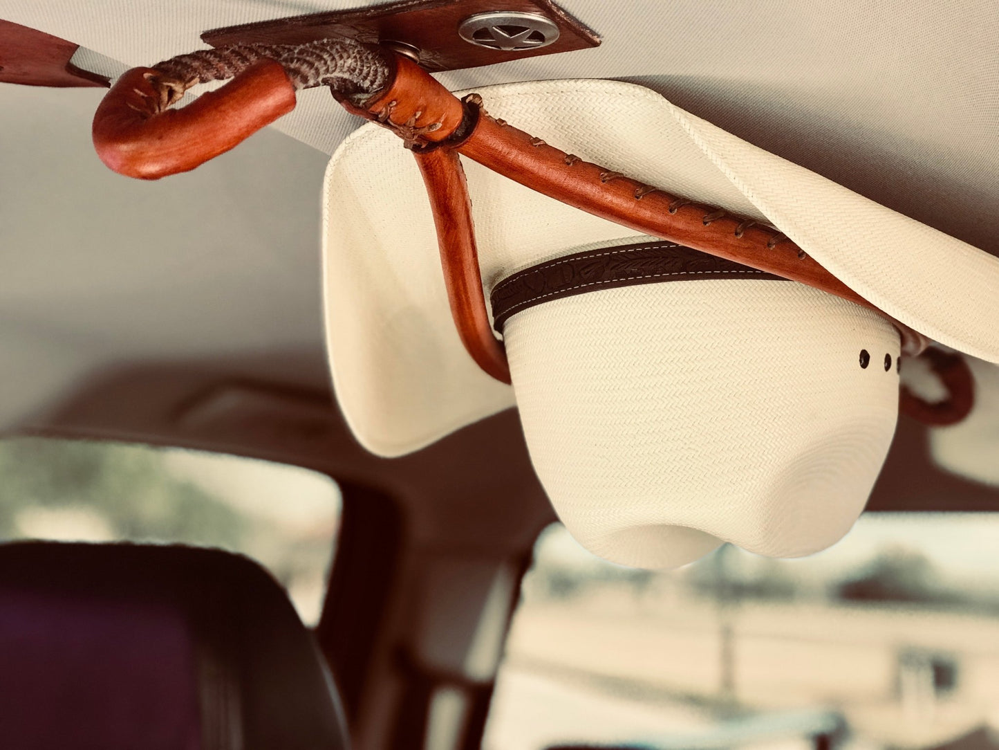 JM Buckskin Edition Cowboy Hat Rack - JM Ranch Snap Racks