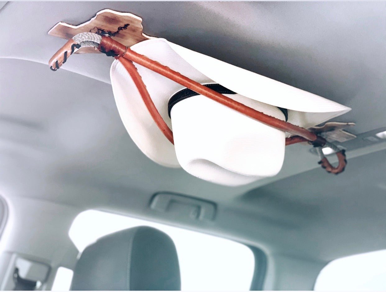 JM Buckskin Edition Cowboy Hat Rack - JM Ranch Snap Racks