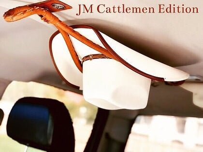 JM Cattlemen Edition Cowboy Hat Rack - JM Ranch Snap Racks