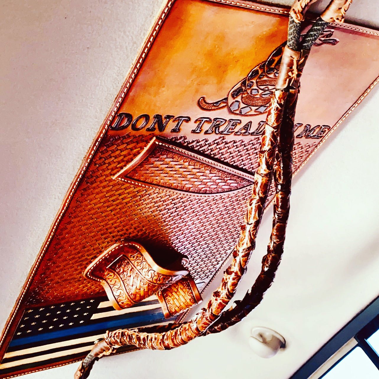 JM Don’t Thread On Me Cowboy Hat Rack Edition - JM Ranch Snap Racks