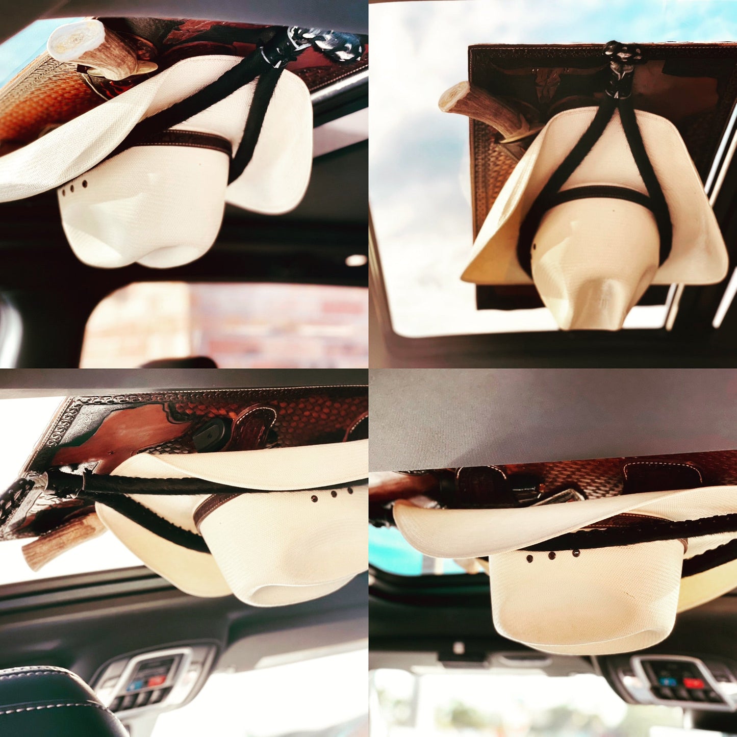JM El Toro Prieto Edition Cowboy Hat Rack - JM Ranch Snap Racks