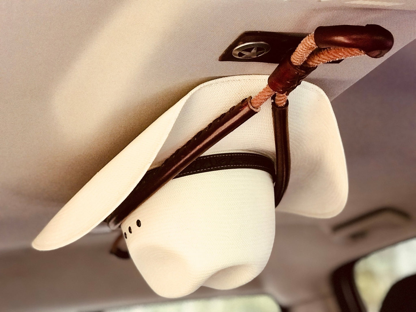 JM Mahogany Edition Cowboy Hat Rack - JM Ranch Snap Racks