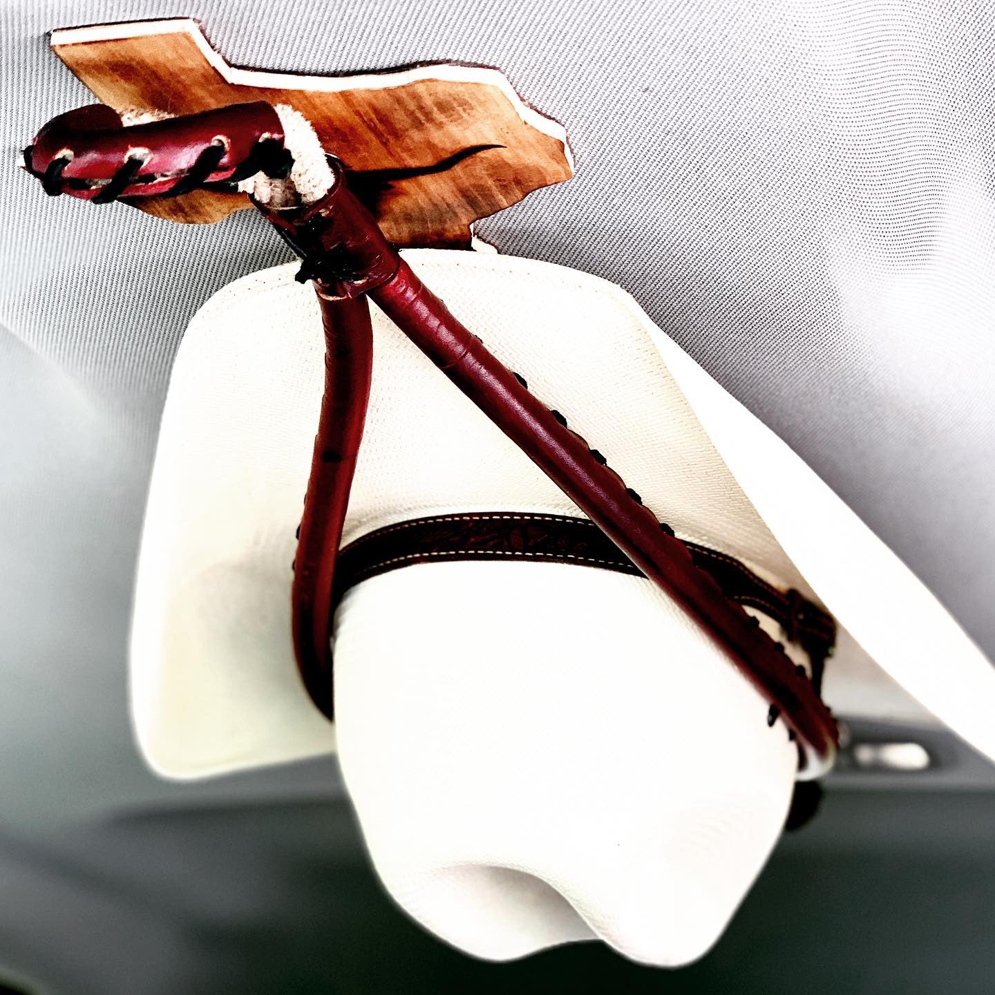 JM Mahogany Edition Cowboy Hat Rack - JM Ranch Snap Racks