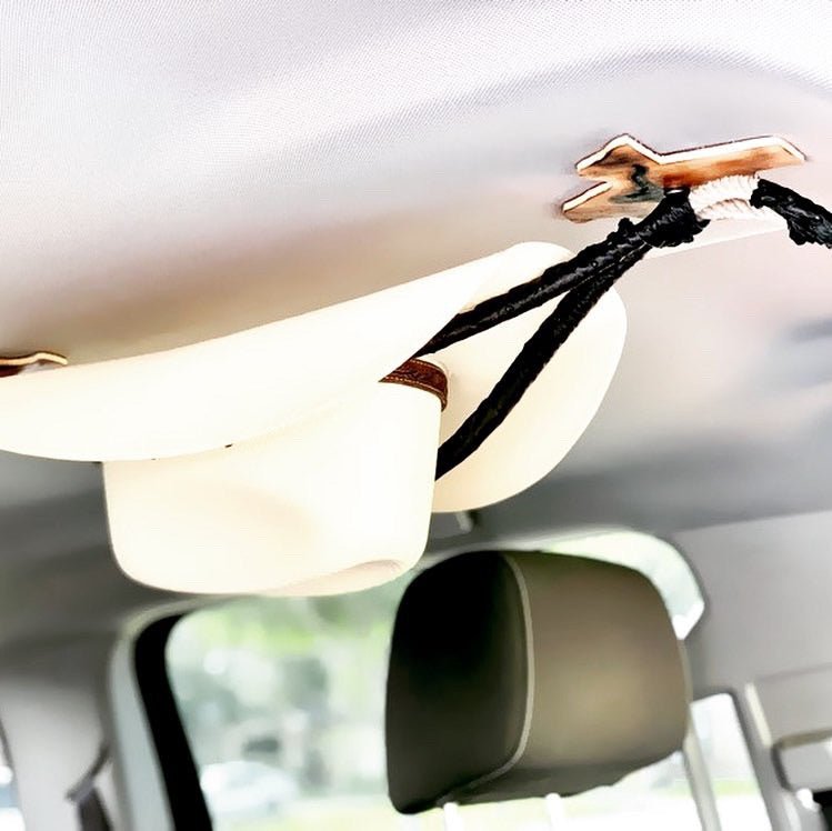 JM Ostrich Black Edition Cowboy Hat Rack - JM Ranch Snap Racks