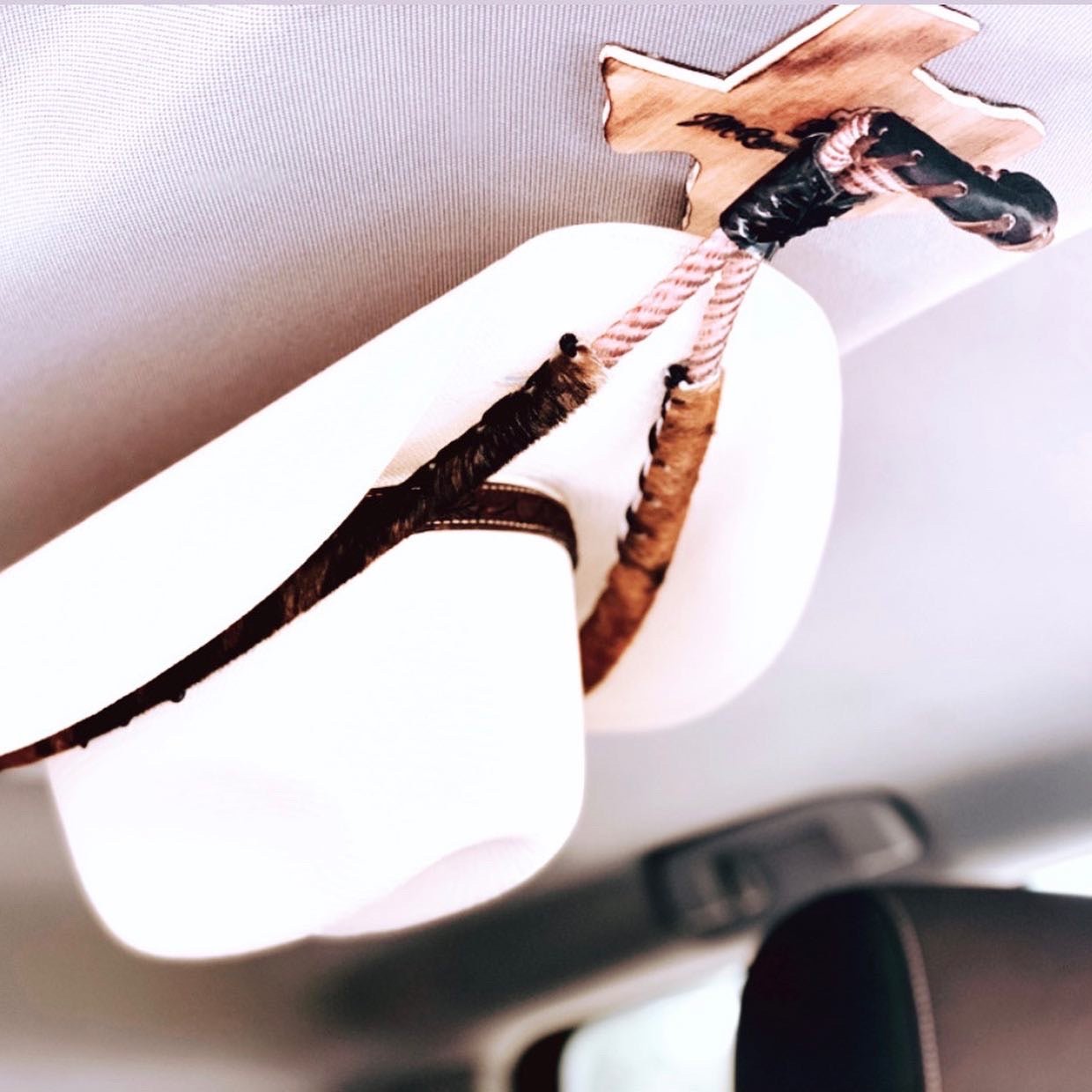 JM Tiger Stripe Bull Edition Cowboy Hat Rack - JM Ranch Snap Racks