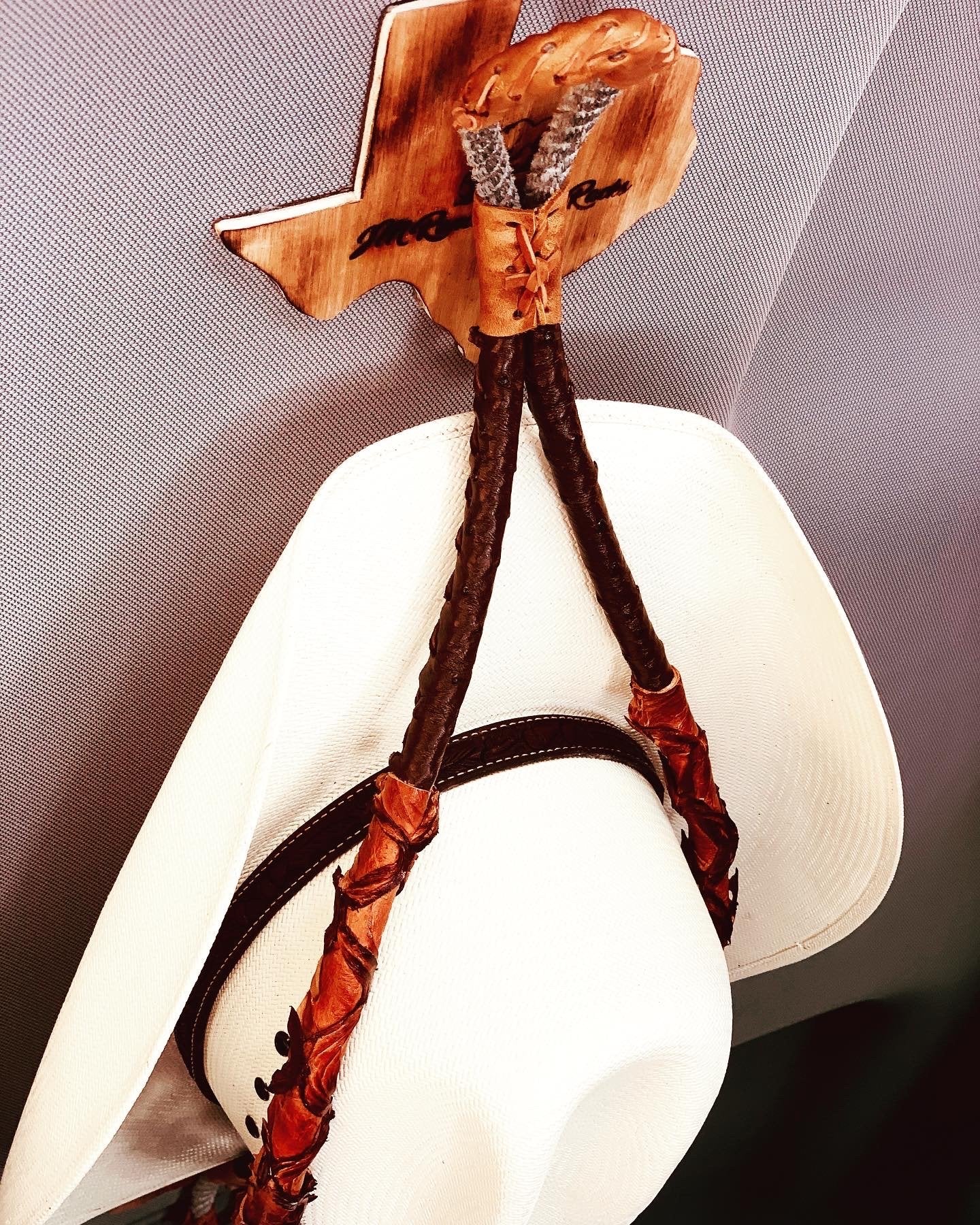 JM Tombstone Tomahawk Edition Cowboy Hat Rack - JM Ranch Snap Racks