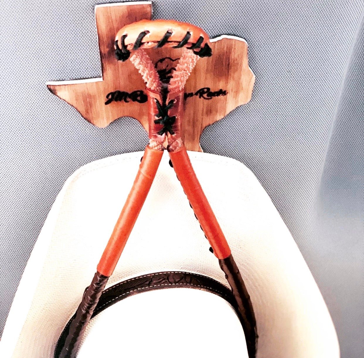 JM Tombstone Tomahawk Edition Cowboy Hat Rack - JM Ranch Snap Racks