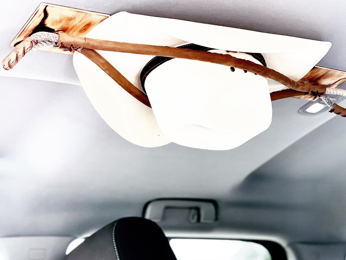 JM Trail Rider Cowboy Hat Rack - JM Ranch Snap Racks