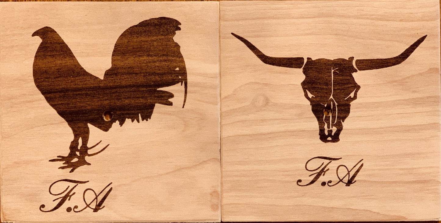 Ranch Brand/Logo Mounts - JM Ranch Snap Racks