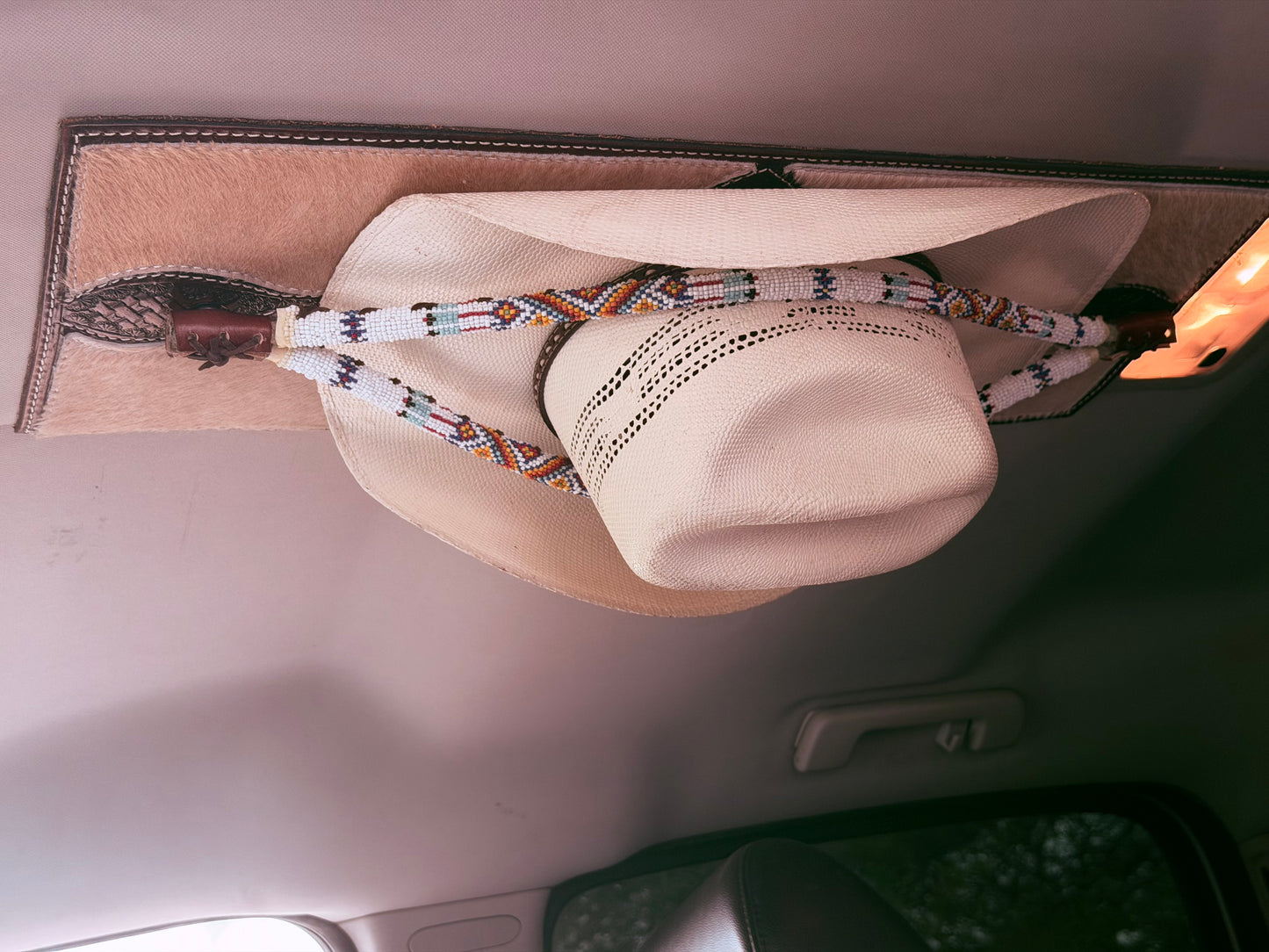 Jesse Marroquin’s Americana Gun Holster Cowboy Hat Rack