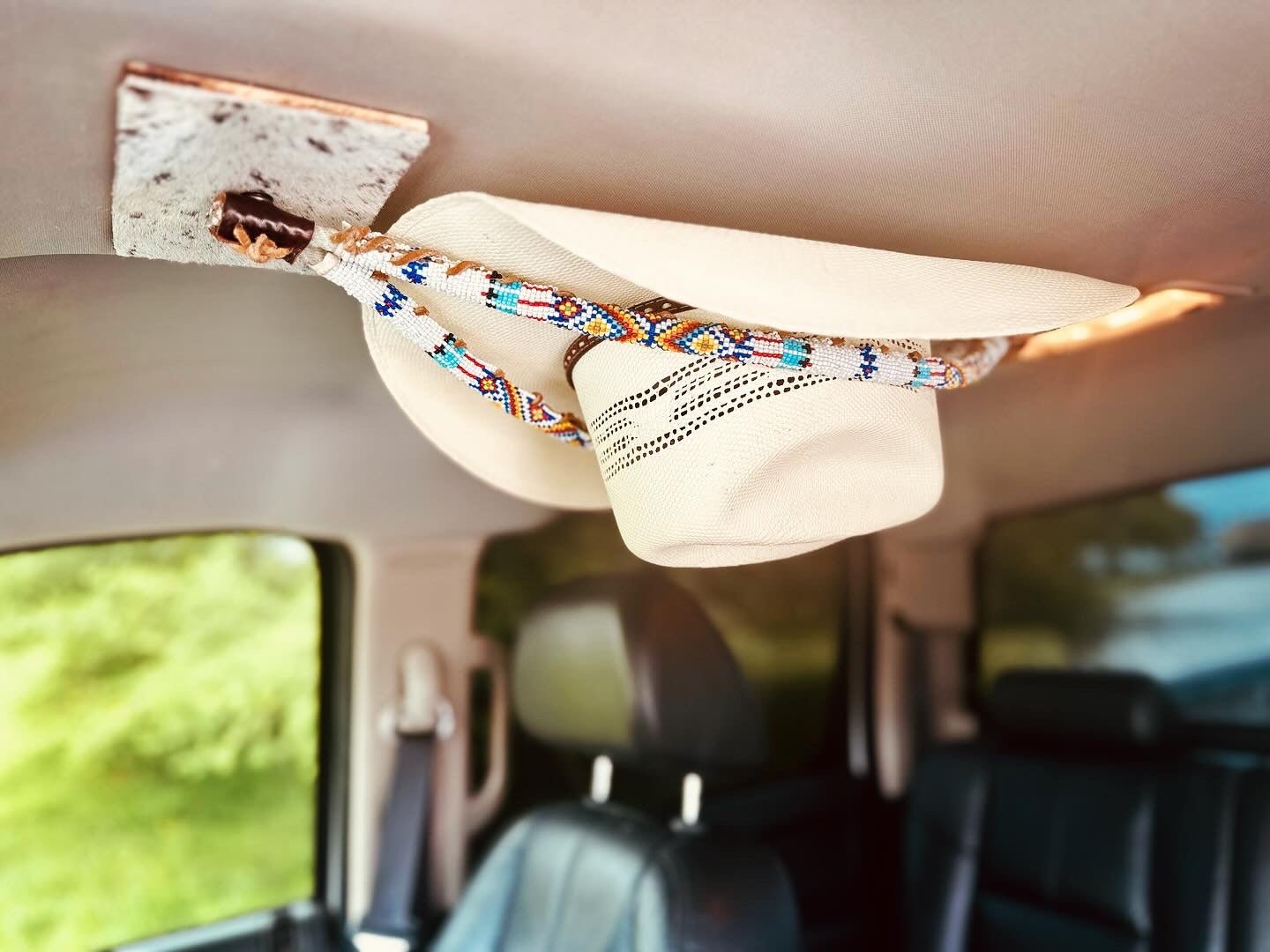 Jesse Marroquin’s White Horse Native American Cowboy Hat Rack Edition ...