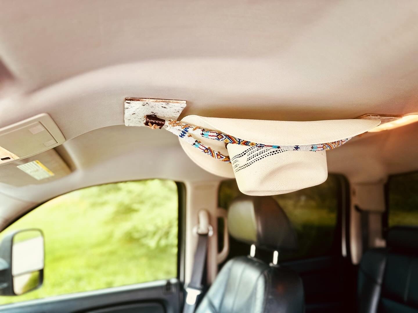 Jesse Marroquin’s White Horse Native American Cowboy Hat Rack Edition ...