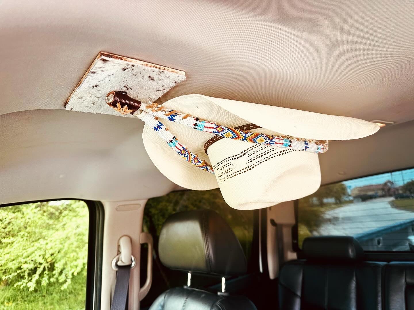 Jesse Marroquin’s White Horse Native American Cowboy Hat Rack Edition ...