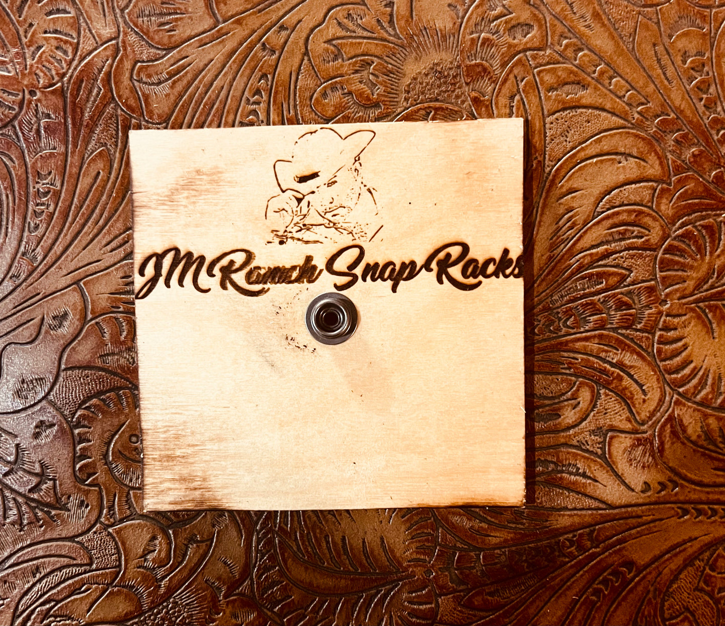 JM Brush Rider Edition Cowboy Hat Rack - JM Ranch Snap Racks ...