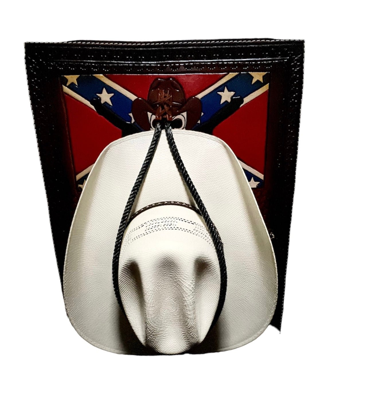 Jesse Marroquin’s Rebel Gun Holster Cowboy Hat Rack - JM Ranch Snap Racks