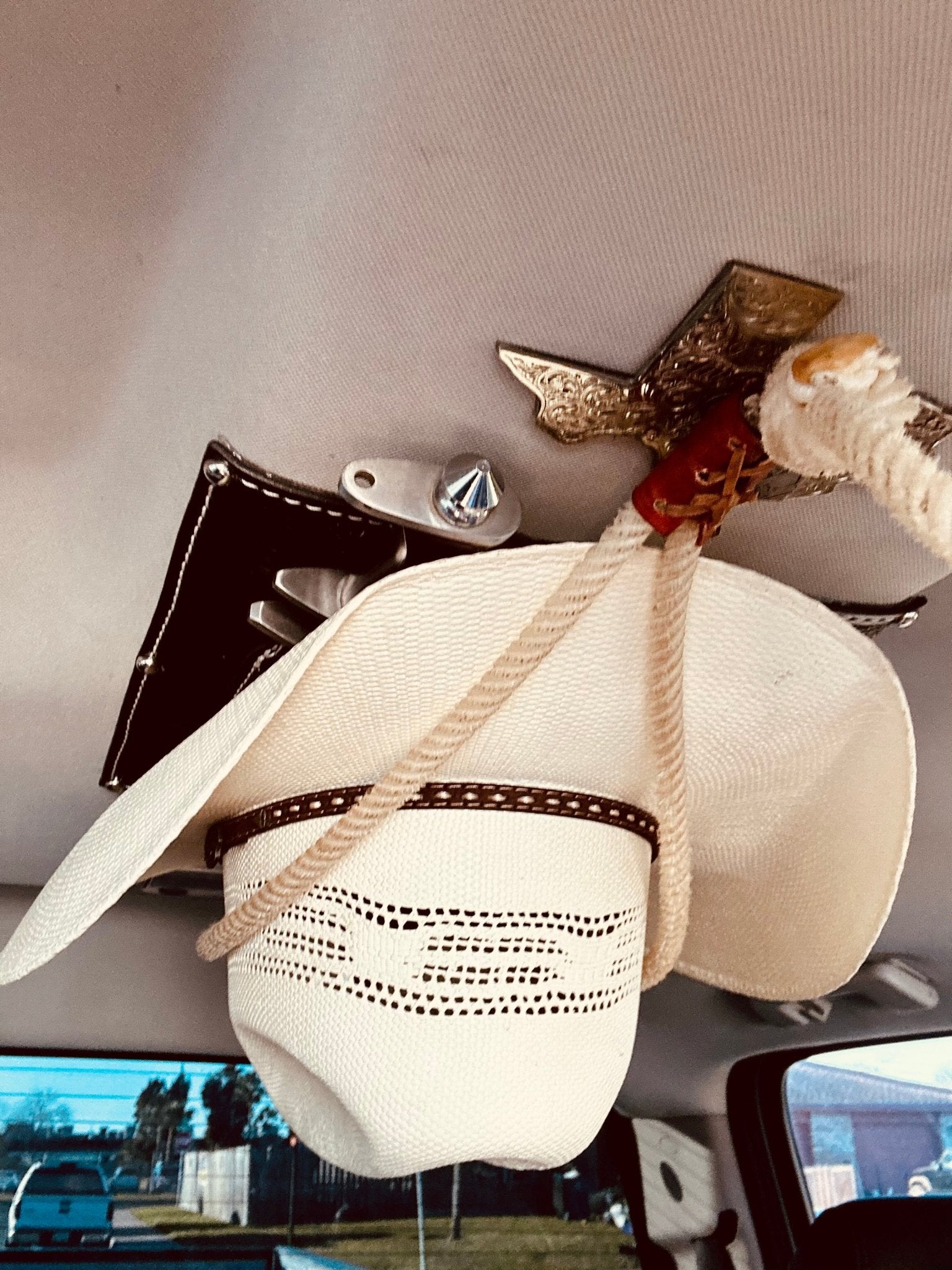 JM Ace In The Hole Gun Holster Cowboy Hat Rack Edition - JM Ranch Snap ...
