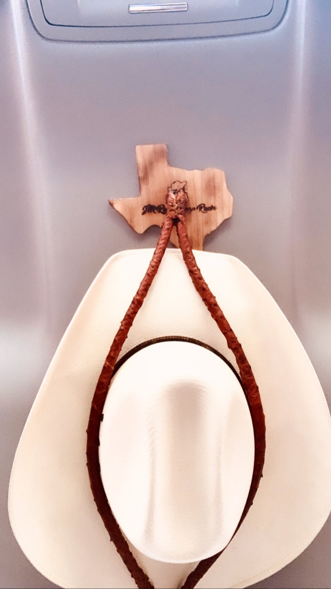 JM Brush Roper Ostrich Edition Cowboy Hat Rack – JM Ranch Snap Racks