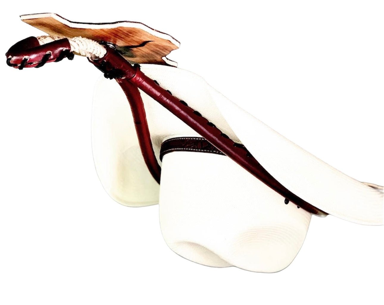 JM Mahogany Edition Cowboy Hat Rack - JM Ranch Snap Racks - JM Mahogany ...