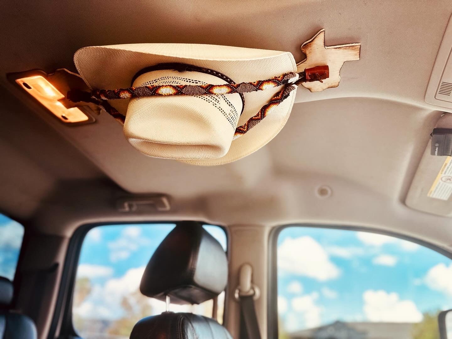 Vehicle hat online rack