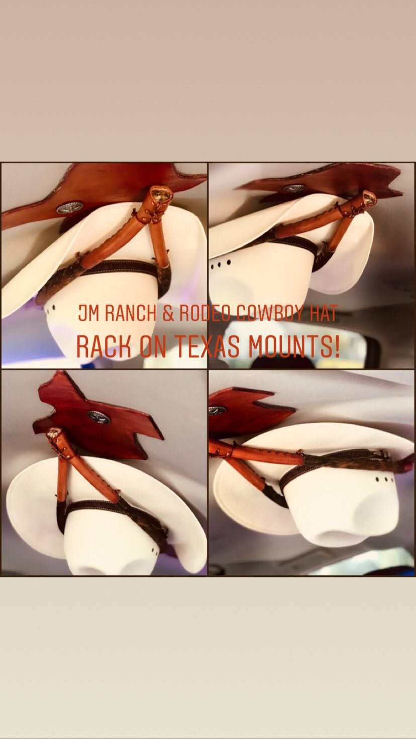 JM Ranch & Rodeo Edition Cowboy Hat Rack - JM Ranch Snap Racks