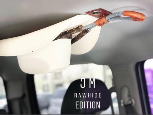 JM Rawhide Edition Cowboy Hat Rack - JM Ranch Snap Racks