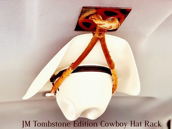 JM Tombstone Edition Cowboy Hat Rack - JM Ranch Snap Racks