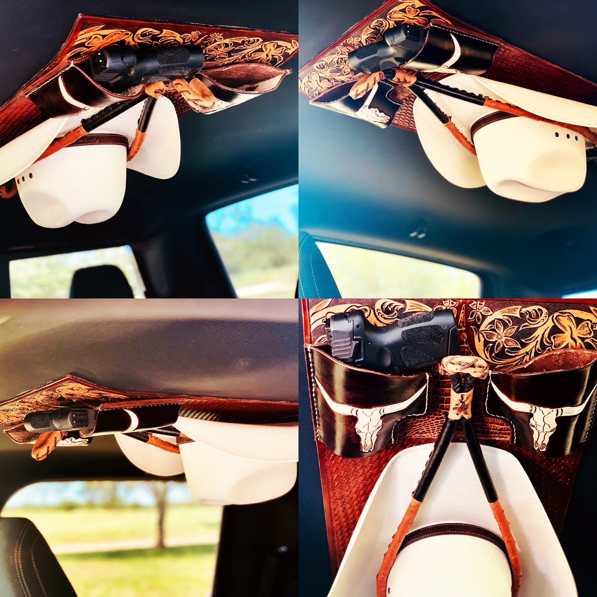 JM Tombstone Outlaw Edition Cowboy Hat Rack - JM Ranch Snap Racks - JM ...