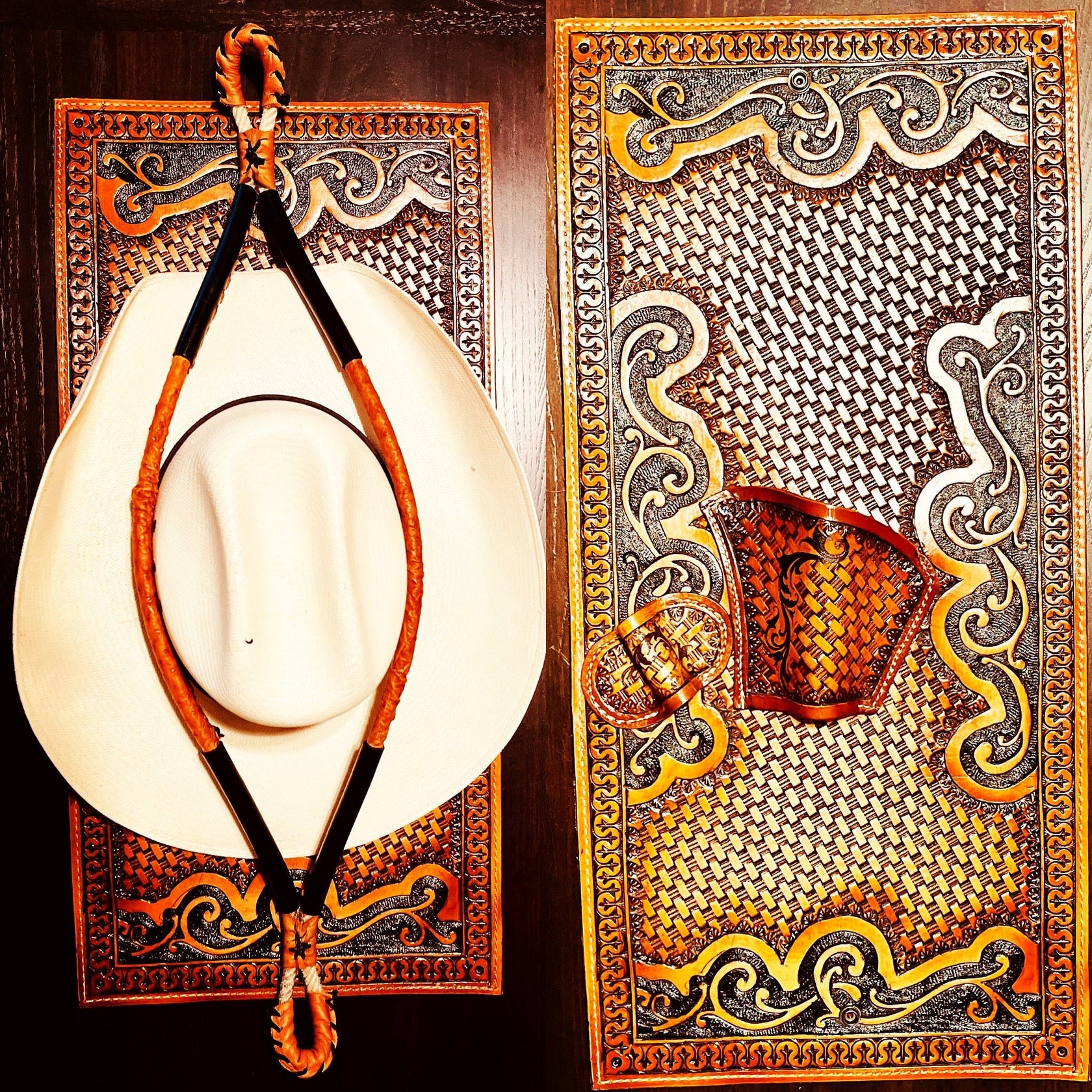 JM Tombstone Outlaw Edition Cowboy Hat Rack - JM Ranch Snap Racks - JM ...